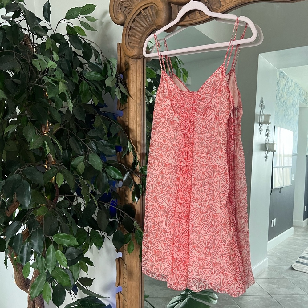Silk Orange Micro Mini Dress / Tank